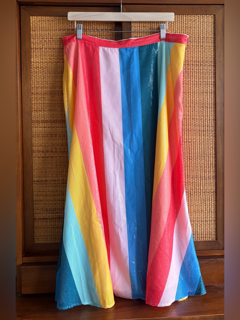 OLIVIA RUBIN Rainbow Stripe Penelope Skirt
